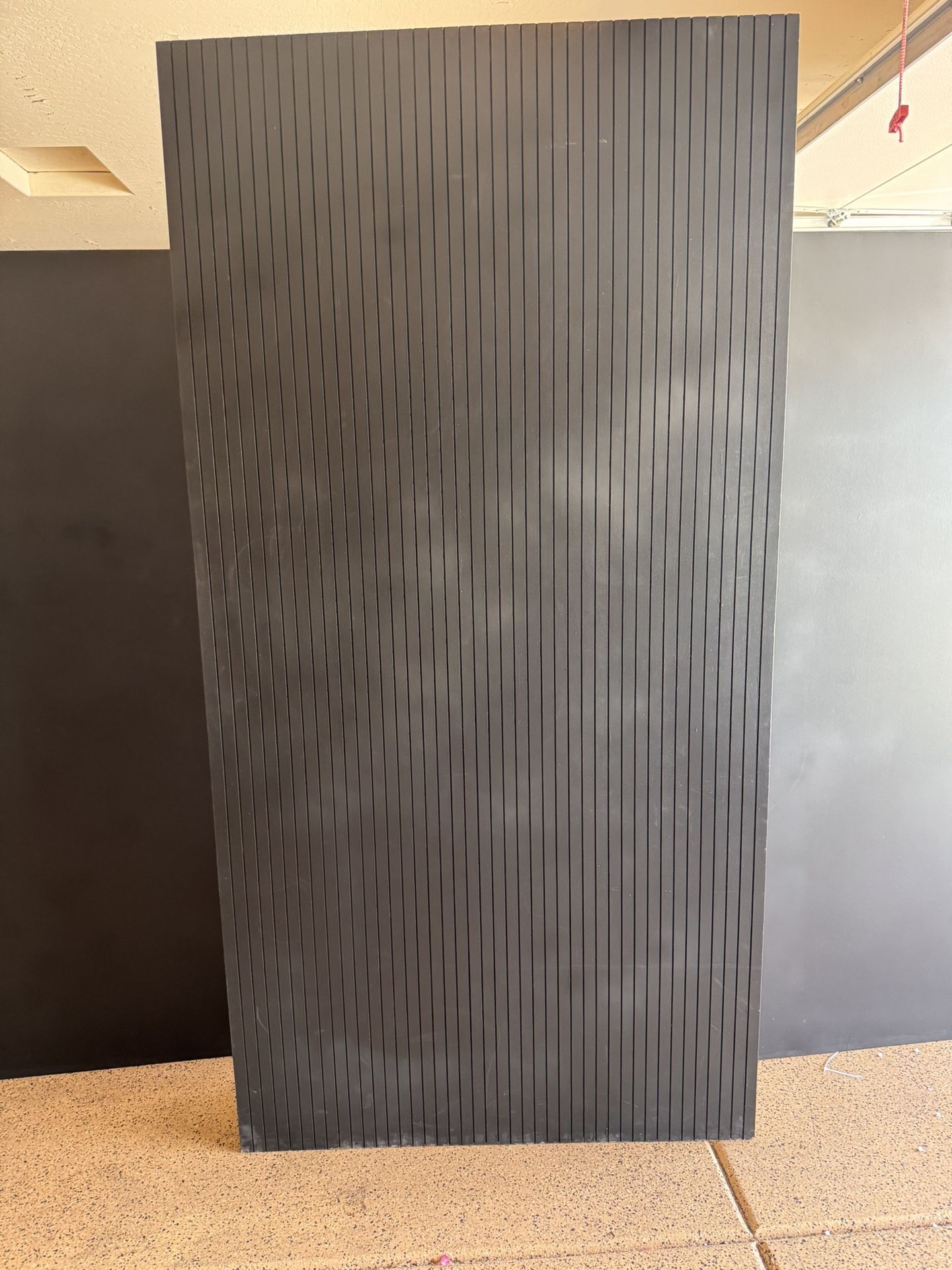 3 Wood Black Backdrop Panels