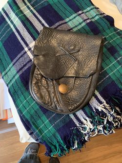 Leather Belt Bag Coin  Purse