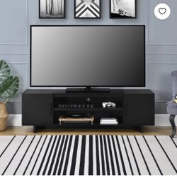  TV Stand for TVs up to 65", Black Oak