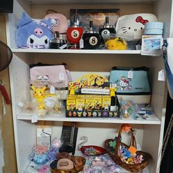 Hello Kitty, Pokémon, Toys,toys, Ducks, Jewelry, 