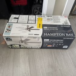 Indoor Celin Fan ASHBURROW HAMPTON BAY 52in