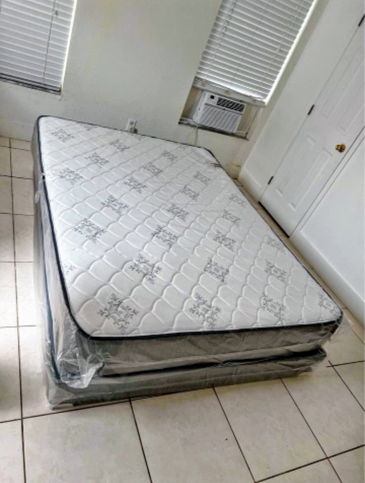 Full Regular Mattress And Box Spring