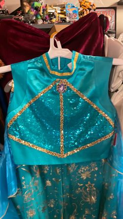 Princess Jasmine Girls Costume Dress 13