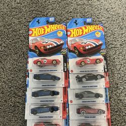 Hot Wheels Ferrari Lot Of 10