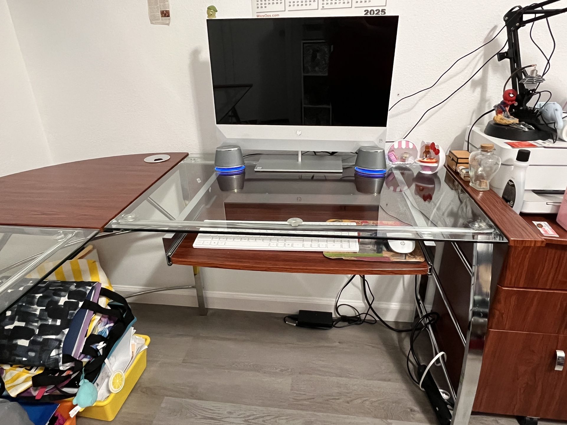L shaped office desk