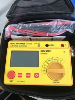 Audio impedance tester