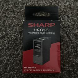 Sharp UX-C80B Black Print Cartridge New in Box 