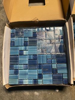 NEW IN BOX - 2 Boxes of Assorted Mosaic Backsplash or Pool Tiles