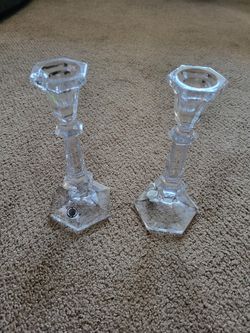 Lead Crystal Candlesticks
