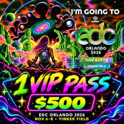 3 day VIP EDC Orlando $500