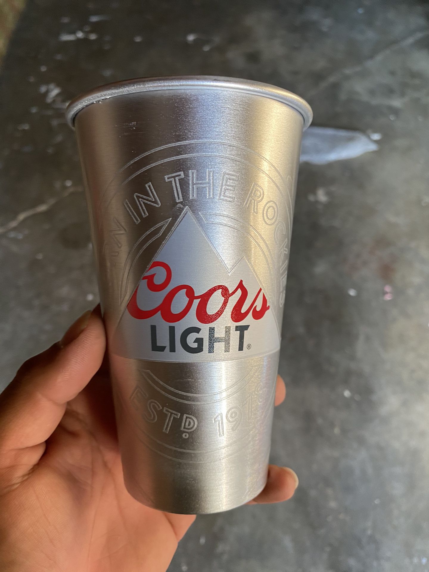 Aluminum coors light cans
