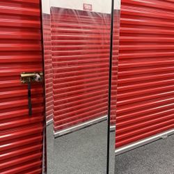 Full Length Mirror with Silver Frame