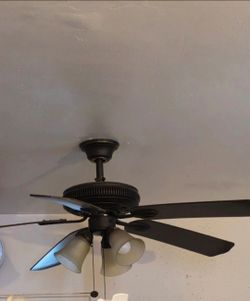 Brown ceiling Fan