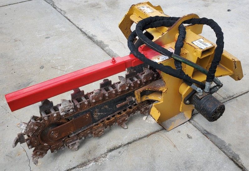 Vermeer STR48 mini skid steer trencher attachment