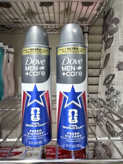 DOVE MEN + CARE DRY SPRAY ANTIPERSPIRANT 3.8 OZ $7.00 EACH