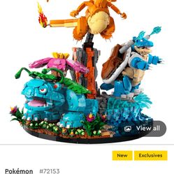 Sealed Pokemon trio Lego