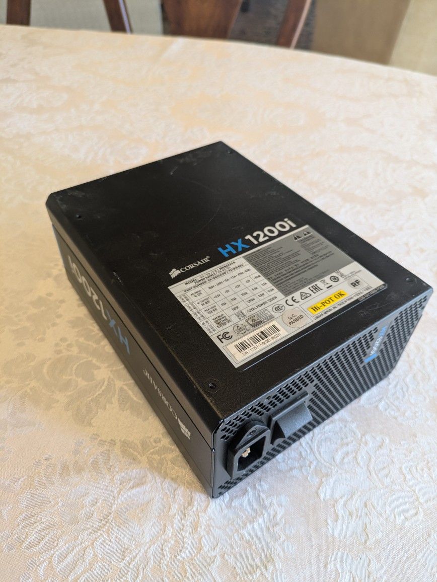 Corsair HX1200i 1200W 80 Plus Platinum Modular ATX Power Supply