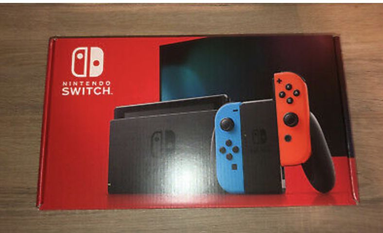 BRAND NEW - Nintendo Switch 32GB Console Neon Red & Blue