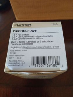 Lutron fan switch DIVA
