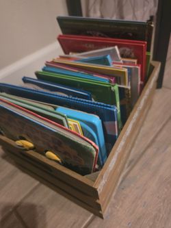 Crate full of books