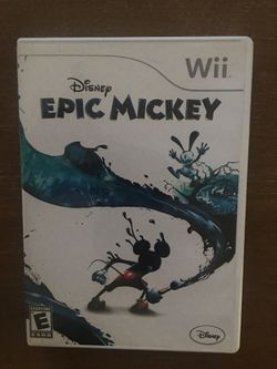 Nintendo Wii disney epic Mickey