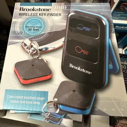 Brookstone Wireless Key Finder With Operating Range Of 30 Feet Brand New!