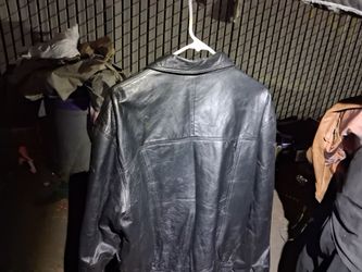 Leather jackets Gianni Velente(black) and (brown)the territory ahead