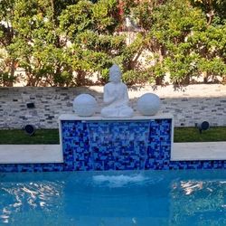 Concrete Buddha And Sphere