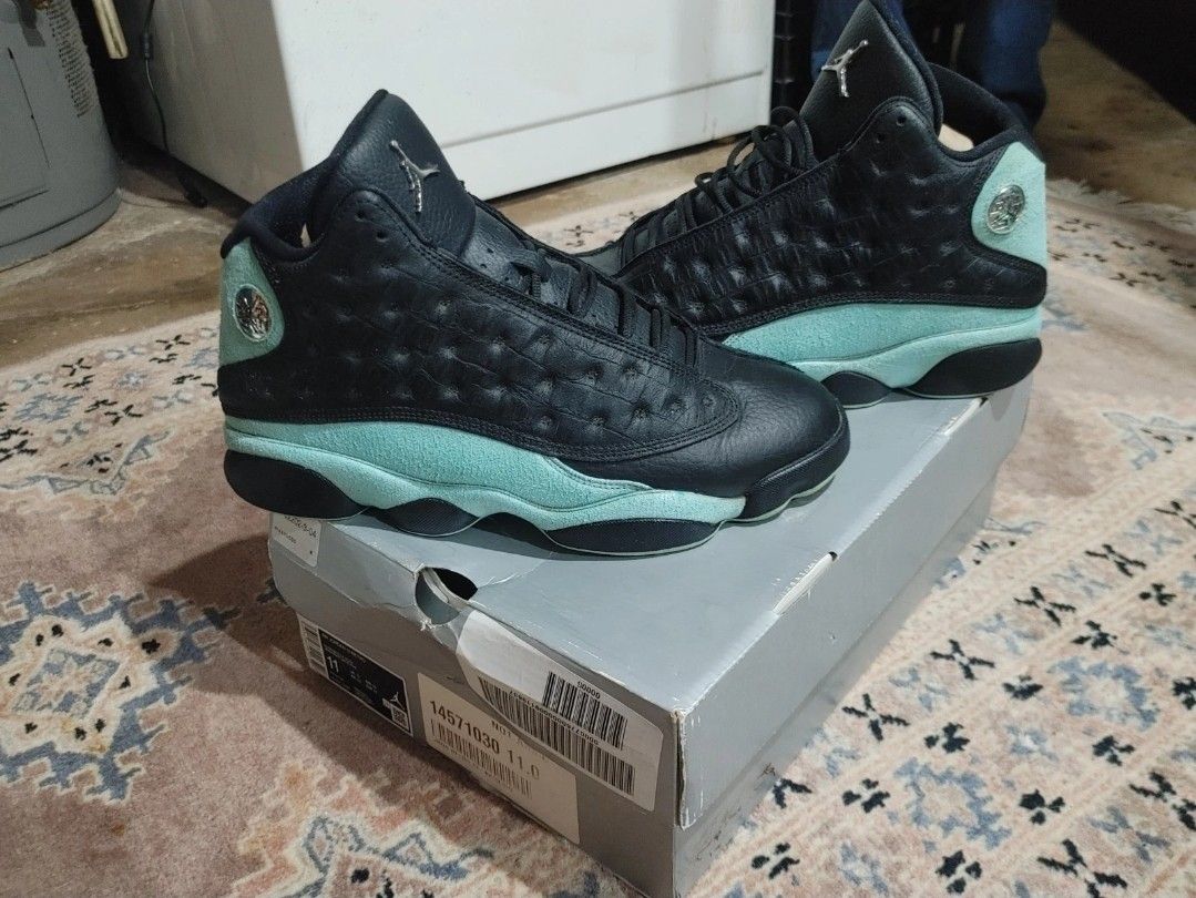 Size 11 - Air Jordan 13 Retro Island Green Shoes Sneakers