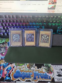 Yu Gi Oh Card Lot. Blue Eyes White Dragon Red Eyes B. Dragon Summoned Skull 