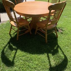 Oak  Dining Table Set 
