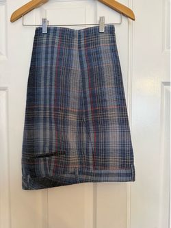 Tommy Bahama Plaid Linen Blend Shorts