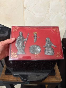 Lenox Pewter Holy Family Figurine Set
