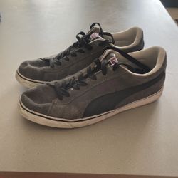 Puma Sneakers Grey With Purple 