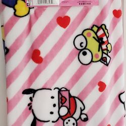 Bnwt Hello Kitty and Friends Valentines Throw Blanket 