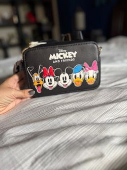 PRIMARK Mickey and Friends Black Crossbody Bag - NWT
