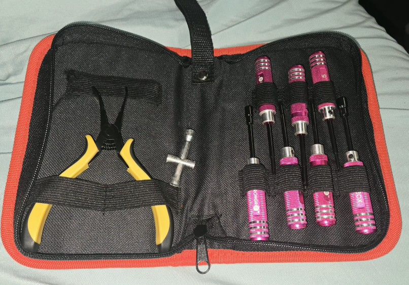 STRONGR RC Tool Kit – Hex Drivers + Pliers + Wrench – Like New