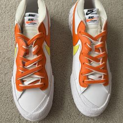 Nike Blazer Low x Sacai Orange Magma Size 11.5