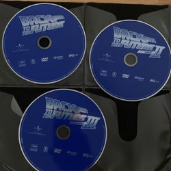 Back to the Future Trilogy (Blu-ray Disc, 2012, 3-Disc Set) *no Case