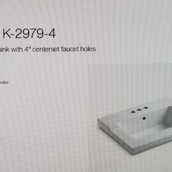 Kohler Bathroom Drop In Sink
