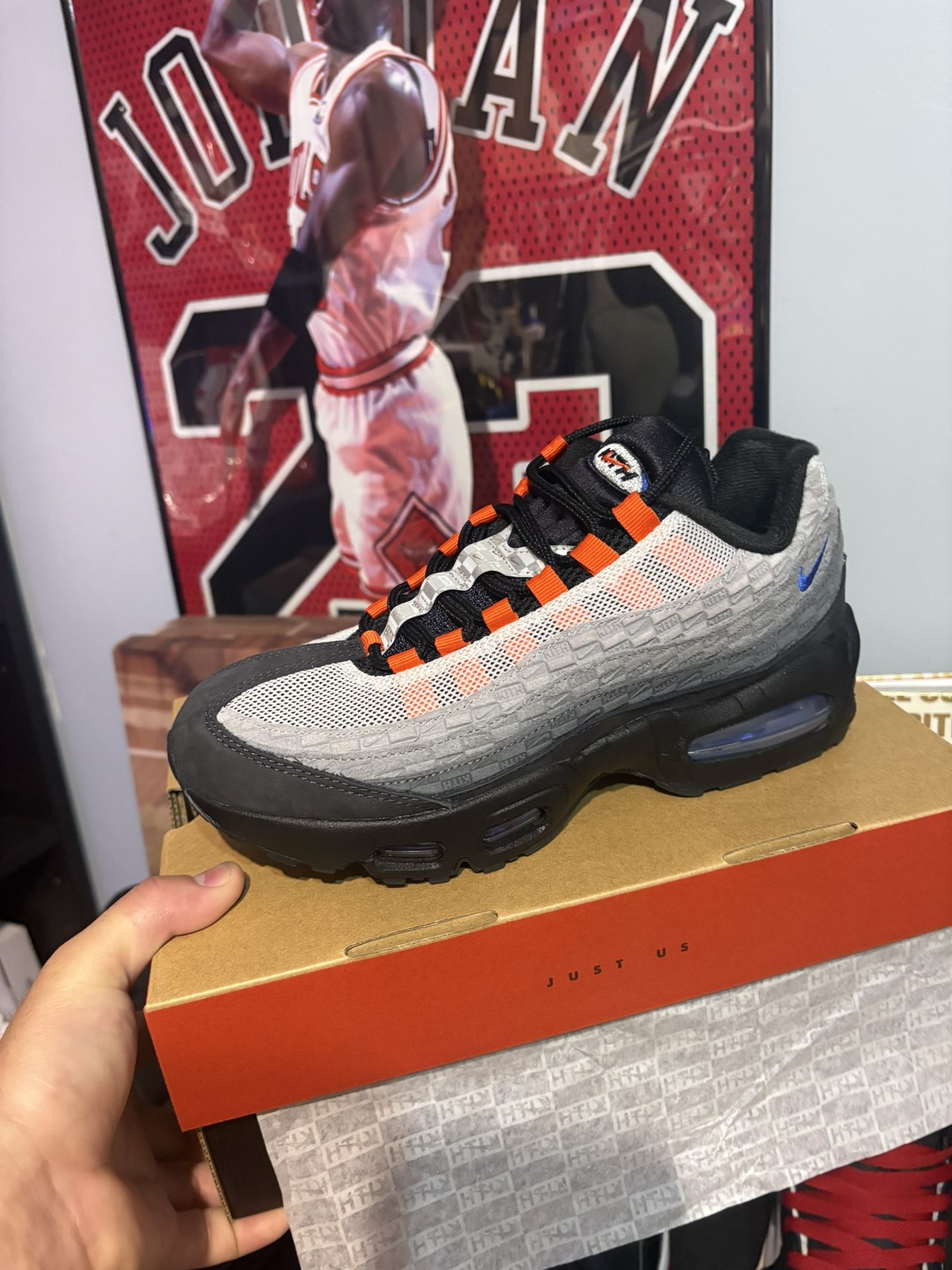 Kith x Nike Air Max 95s “Knicks” Color Way