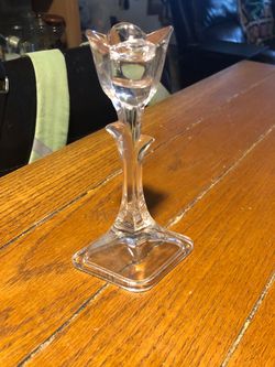 Vintage tulip candlestick