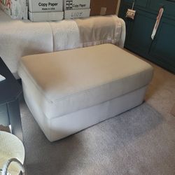 Large Fabric Ottoman