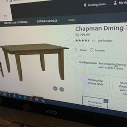 Chapman dining Set From haverty