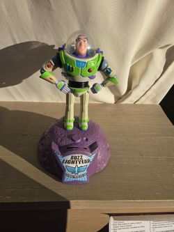 1995 VINTAGE Disney BUZZ LIGHTYEAR TALKING BANK THINKWAY Works