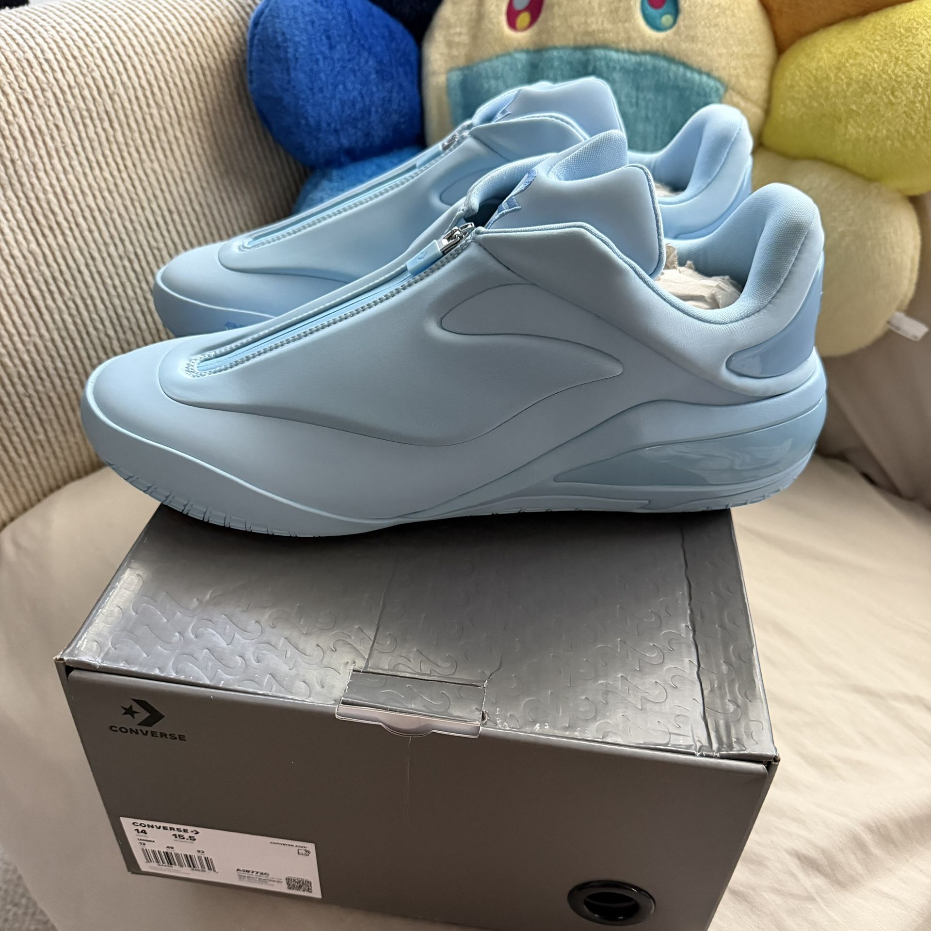 Converse Shai 001 Masi Blue New Size 14 Box Top Dented