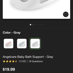 Angelcare Baby Bath Support - Gray