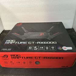 Asus Router WiFi 6 ROG Rapture GT Ax6000 Ultimate Gaming 
