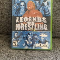 MICROSOFT XBOX LEGENDS OF WRESTLING ACCLAIM VIDEO GAME 