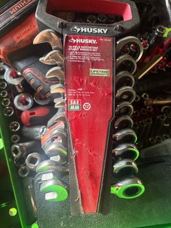 Husky 10-Piece Ratcheting Stubby Wrench Set